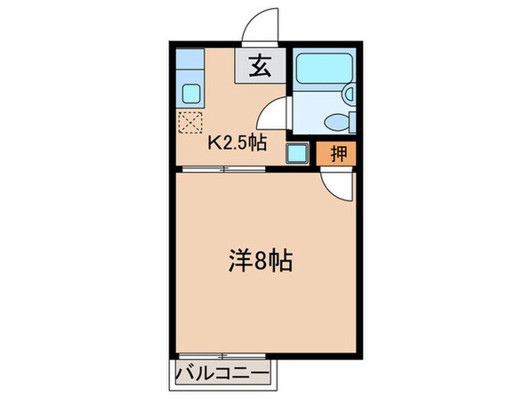 ハイツ前野の物件間取画像